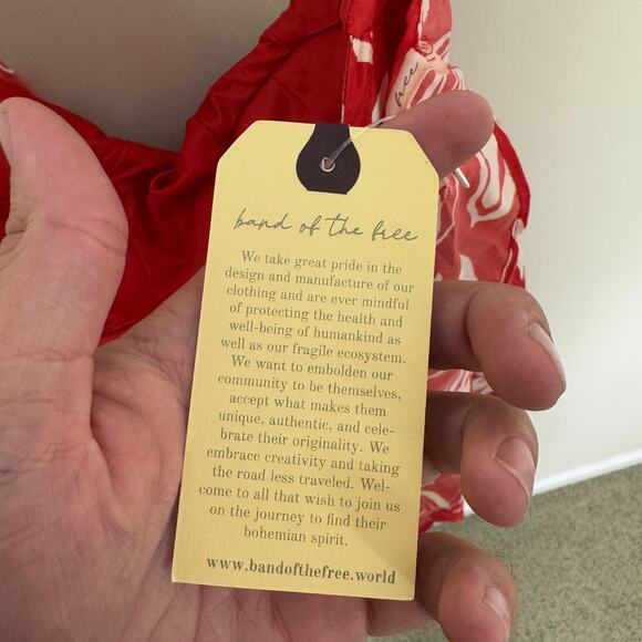 Band of the Free Sleeveless Summer Mini Dress US Women's S - Picture 5 of 7